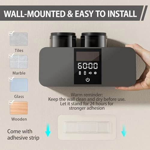 Smart Toothbrush Cleaner & Wall Mounted Holder — Electric Toothbrush, Stageya
