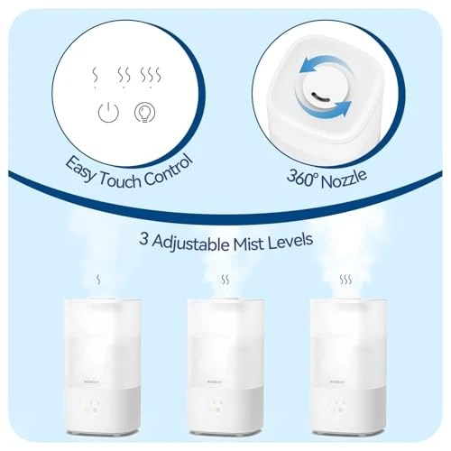 Top Fill Cool Mist Humidifier — Humidifier, Rosekm