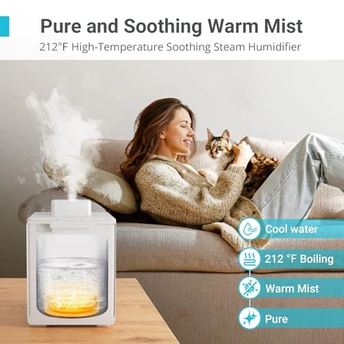 Warm Mist Humidifier — Humidifier, Livatro