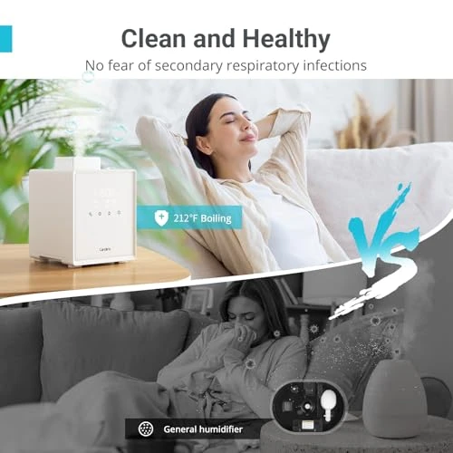 Warm Mist Humidifier — Humidifier, Livatro