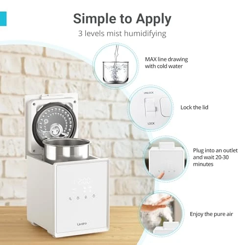 Warm Mist Humidifier — Humidifier, Livatro