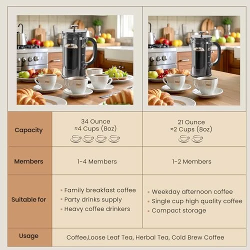 French Press Coffee Maker — Coffee Maker, BAYKA