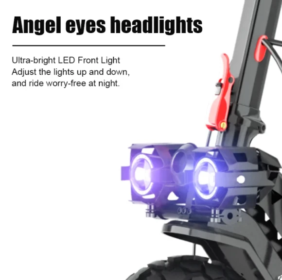 High Power 11 inch 120 km Long Distance Adult Electric Scooter