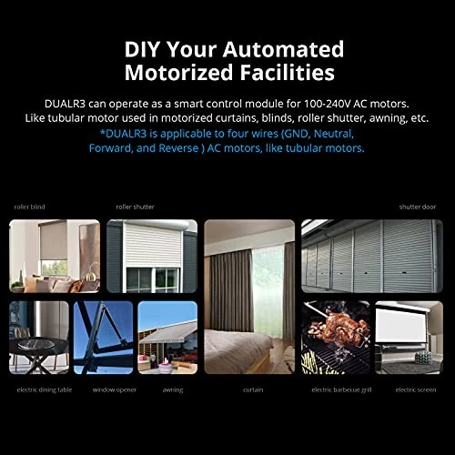 WiFi Smart Curtain Switch with Power Metering — Smart Plug, Sonoff