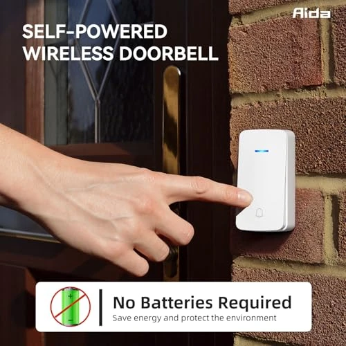 Wireless Doorbell with Extra Socket — Video Doorbell, AIDA