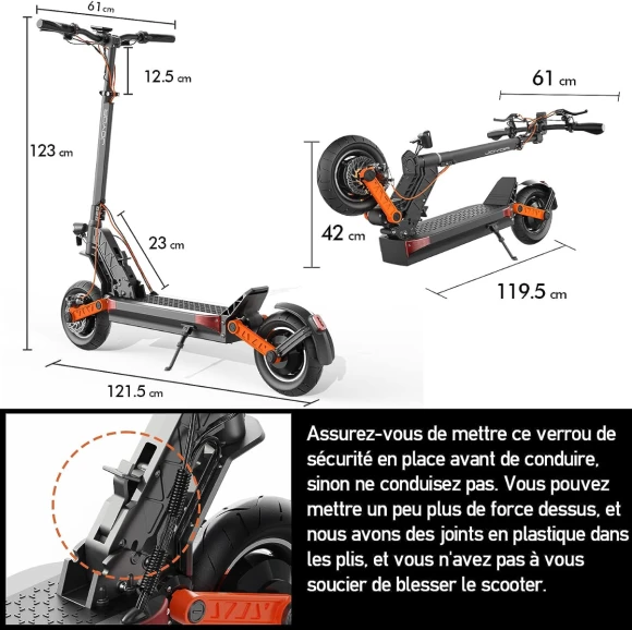 Professional Sports Adult Electric Scooter — Electric Scooter, JOYOR