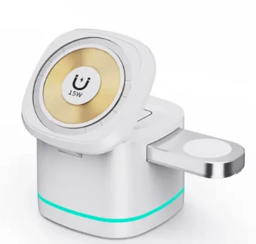 3 in 1 Magnetic Foldable Slim Universal Charging Station Stand Holder