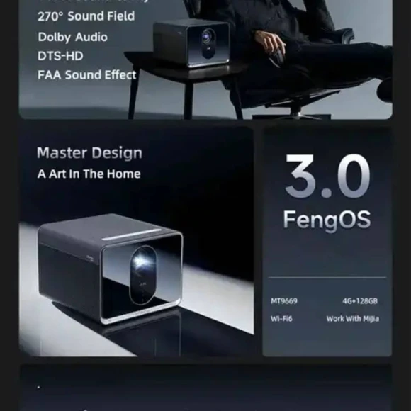 4K Laser Projector — Smart Projector, Formovie