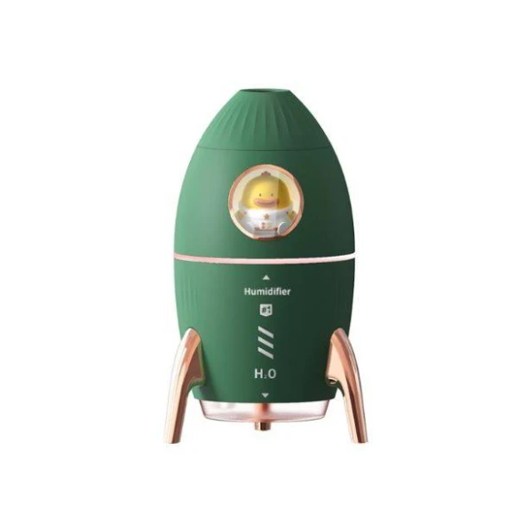 Jellyfish Fog Ring Night Light Humidifier — Essential Oil Diffuser, Aike family