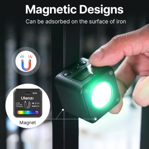 RGB Mini COB Video Camera Light, Ulanzi