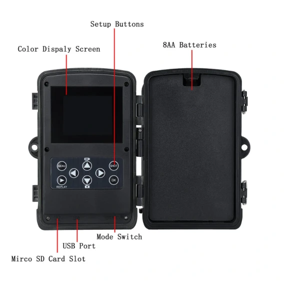 24MP 1080P Night Vision Waterproof Hunting Camera — Security Camera, SUNTEK