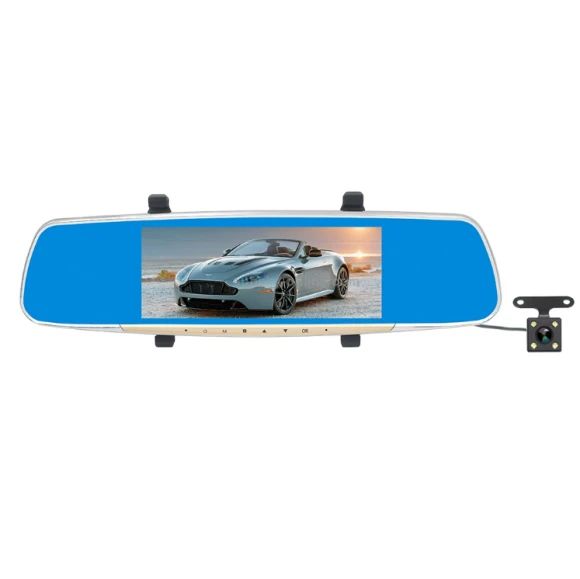 Touch Screen Rear View Mirror Car Recorder — Dash Cam