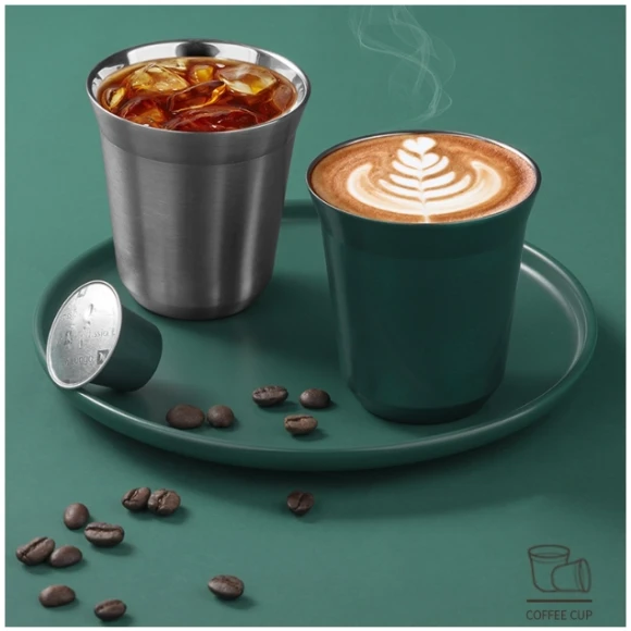 Stainless Steel Coffee Capsule Cup