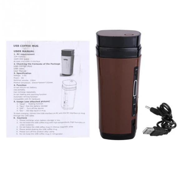 Rechargeable Heating Self-stirring Warm Coffee Cup