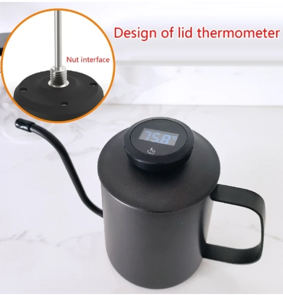 Electronic Touch Screen Digital Display Household Food Thermometer — Smart Water Bottle