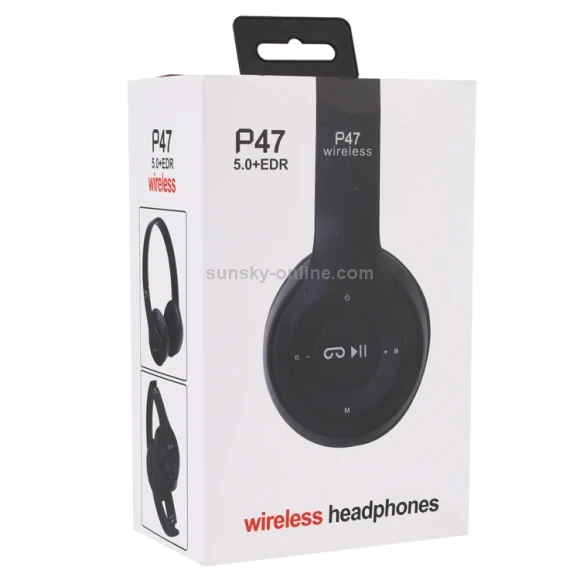 Foldable Wireless Bluetooth Headphone with 3.5mm Audio Jack — Wireless Earbuds