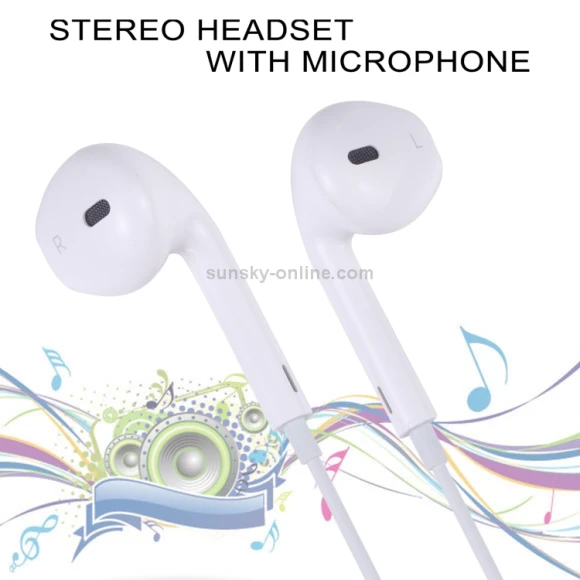 Wired Headphones Earbuds with Wired Control & Mic — Wireless Earbuds