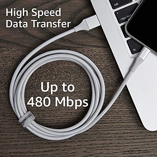 USB-A to Lightning Charger Cable, Amazon Basics