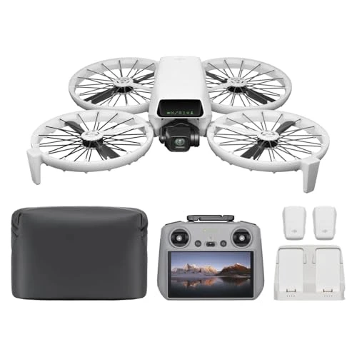 Drone with 4K UHD Camera, Palm Takeoff, Auto Return, Intelligent Flight, 3 Batteries — Drone, DJI