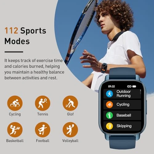 Smart Watch with HD Screen — Fitness Tracker, Poounur