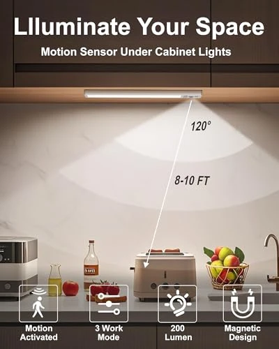 Under Cabinet Lighting Motion Sensor, SZOKLED