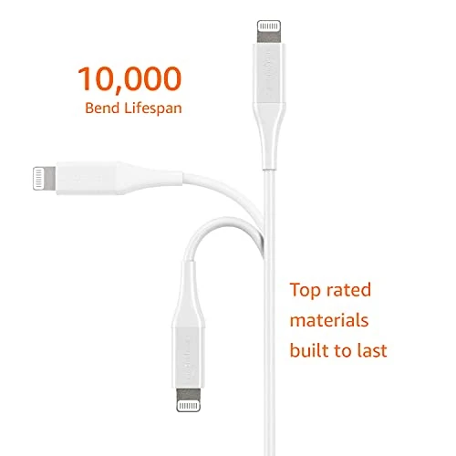USB-A to Lightning Charger Cable, Amazon Basics