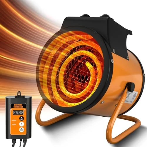 Greenhouse Heater with Digital Thermostat, Gardtech