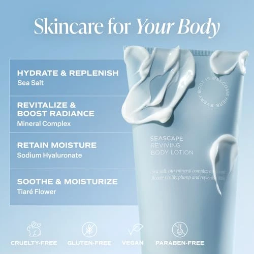 Moisturizing Body Lotion - 2 Pack, Saltair