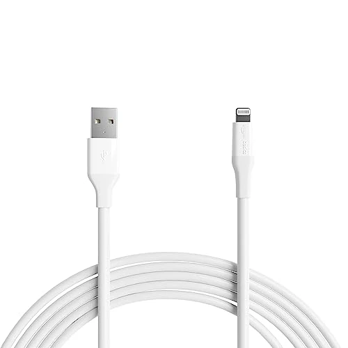 USB-A to Lightning Charger Cable, Amazon Basics