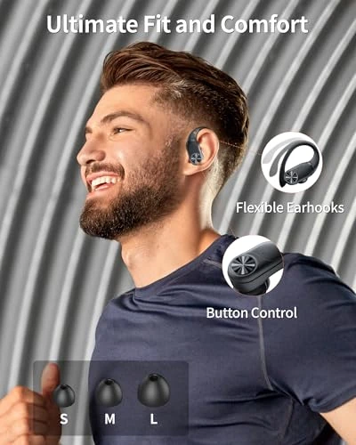 Bluetooth Headphones Wireless Earbuds with Digital Display — Wireless Earbuds, PocBuds
