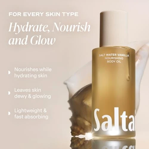 Luxurious Salt Water Vanilla Body Oil, Saltair