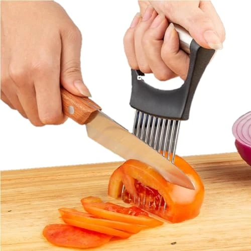 Onion Holder for Slicing, Kerrtoa