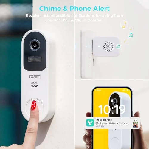 2K Smart Video Doorbell with Chime — Video Doorbell, Vicohome