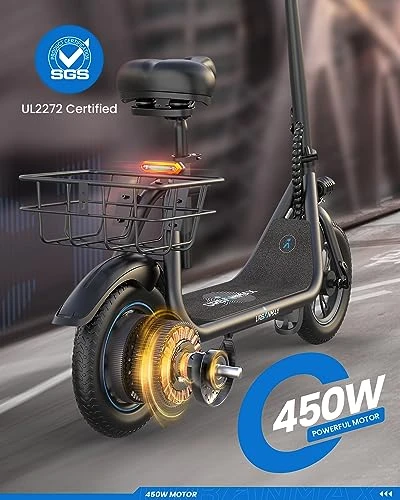 Electric Scooter with Seat — Electric Scooter, URBANMAX
