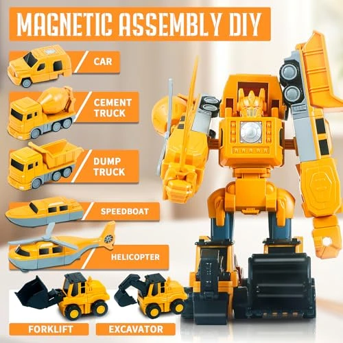 Magnetic Transform Engineering Car Assembled Toys with Storage Box — STEM Toys, FUYLE