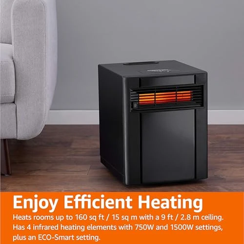 Portable Space Heater, Amazon Basics