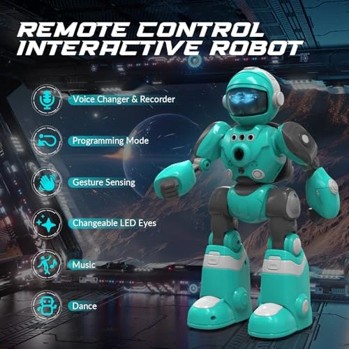 Programmable Remote Control Robot with Magic Record Voice Function, STEMTRON