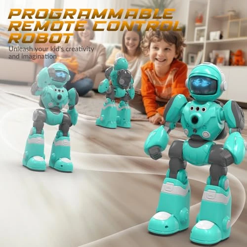 Programmable Remote Control Robot with Magic Record Voice Function, STEMTRON