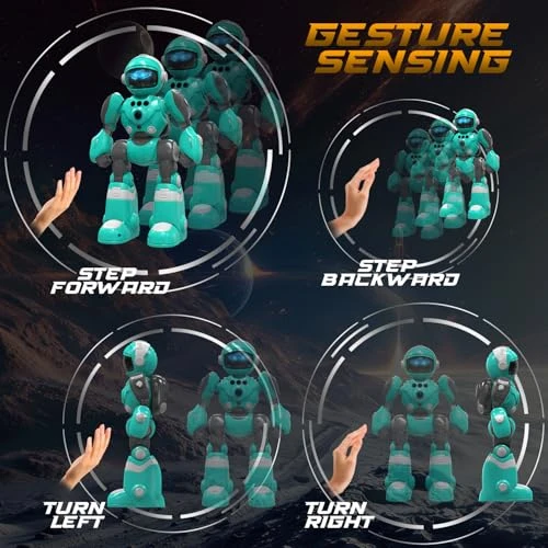 Programmable Remote Control Robot with Magic Record Voice Function, STEMTRON