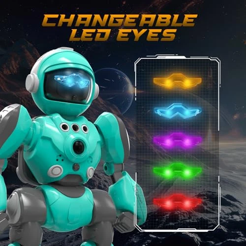 Programmable Remote Control Robot with Magic Record Voice Function, STEMTRON