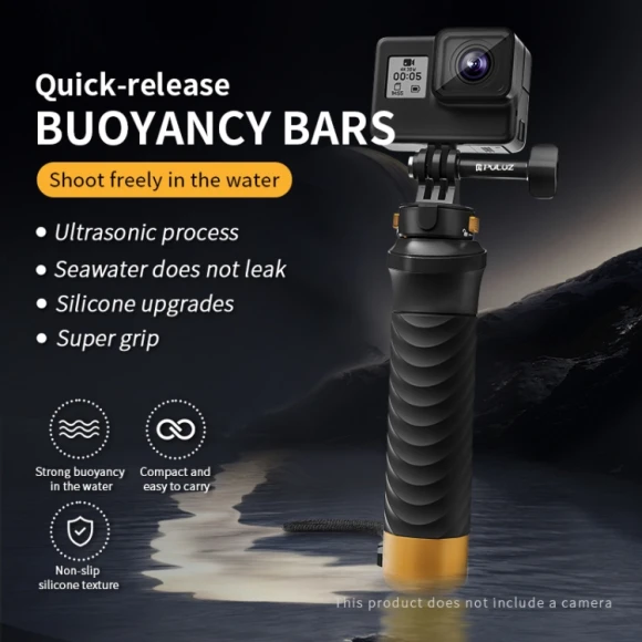 Quick Release Floating Handle Hand Grip, PULUZ