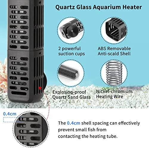 Submersible Aquarium Heater, HiTauing
