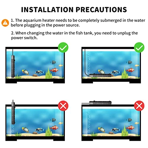 Submersible Aquarium Heater, HiTauing