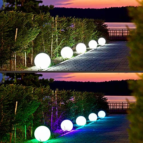 Waterproof Rechargeable LED Glowing Ball Light Orb Globe Lamp, Mr.Go