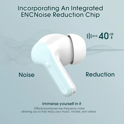 Wireless Earbuds with Noise Cancelling Mic and LED Display — Wireless Earbuds, BESNOOW