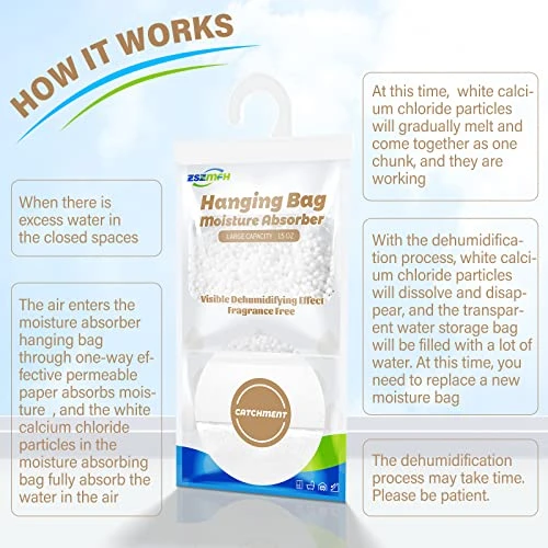 Moisture Absorber Hanging Bags, ZSZMFH