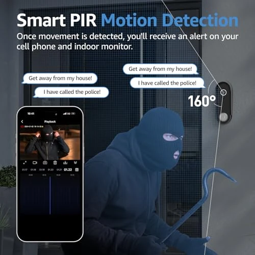 Wireless Smart Video Doorbell System — Video Doorbell, WISDOM VIEW