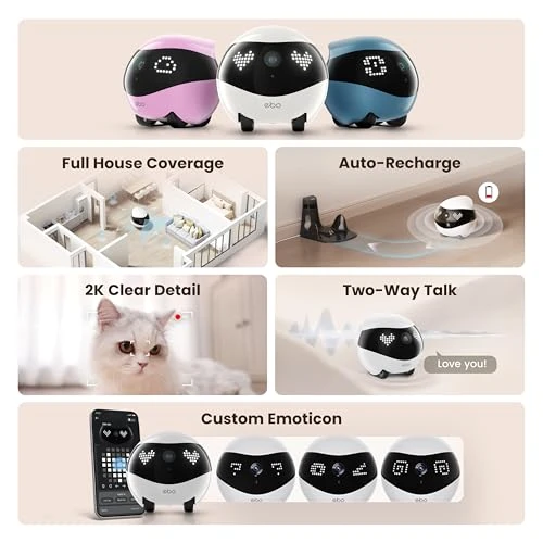 FamilyBot Indoor Security Camera Robot — Robot Pet, Enabot
