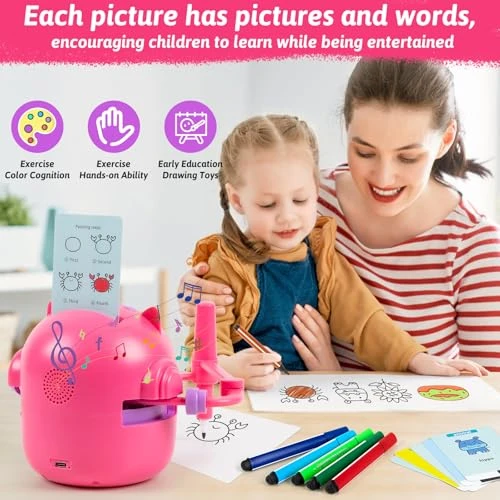 Interactive Educational Drawing Robot Toy — Coding Robot, TREEFIA