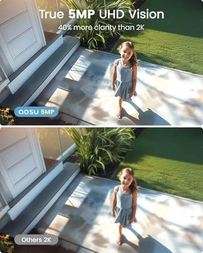 Solar Security Camera Wireless Outdoor — Security Camera, AOSU